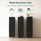 Versatile Locking Metal File Cabinet with Wheels for Home and Office Use