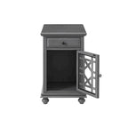 Elegant Chairside Table with Power