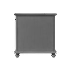 Elegant Chairside Table with Power