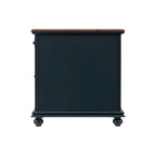 Elegant Chairside Table with Power