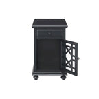 Elegant Chairside Table with Power