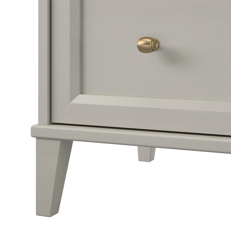 Ameriwood Home Monticello 2 Drawer Dresser w/ Pull-out Desk