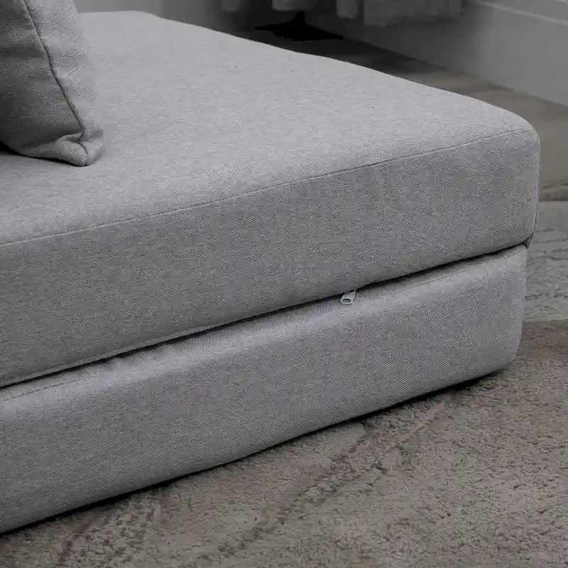 Convertible Flip Folding Upholstered Chair, Floor Lazy Sofa Bed