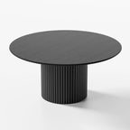 Solid Wood 60 Round Dining Table for 6 People Nordic style - 60*30
