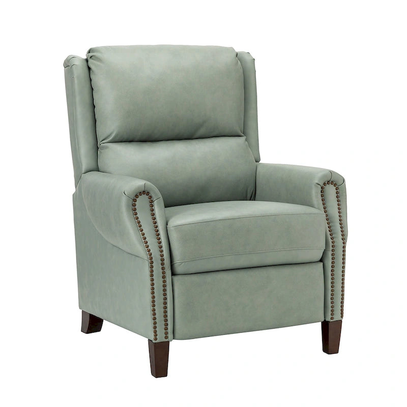 Alicia 32.68 Wide Genuine Leather Manual Recliner