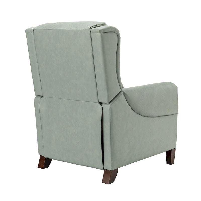 Alicia 32.68 Wide Genuine Leather Manual Recliner
