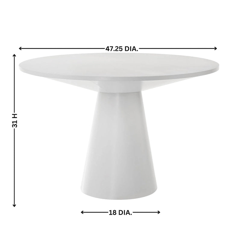 48 Pedestal Dining Table