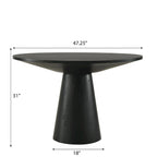 48 Pedestal Dining Table