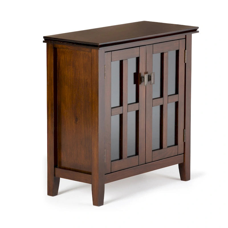 SOLID WOOD 30 inch Wide Low Storage Cabinet - 30w x 14d x 31 h