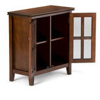 SOLID WOOD 30 inch Wide Low Storage Cabinet - 30w x 14d x 31 h