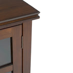 SOLID WOOD 30 inch Wide Low Storage Cabinet - 30w x 14d x 31 h