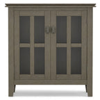SOLID WOOD 30 inch Wide Low Storage Cabinet - 30w x 14d x 31 h