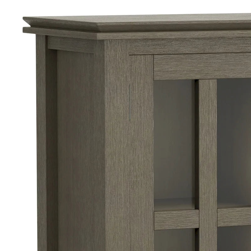 SOLID WOOD 30 inch Wide Low Storage Cabinet - 30w x 14d x 31 h