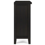 SOLID WOOD 30 inch Wide Low Storage Cabinet - 30w x 14d x 31 h