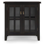 SOLID WOOD 30 inch Wide Low Storage Cabinet - 30w x 14d x 31 h