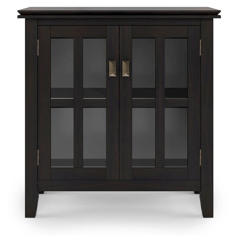 SOLID WOOD 30 inch Wide Low Storage Cabinet - 30w x 14d x 31 h