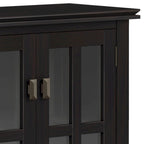 SOLID WOOD 30 inch Wide Low Storage Cabinet - 30w x 14d x 31 h