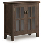 SOLID WOOD 30 inch Wide Low Storage Cabinet - 30w x 14d x 31 h