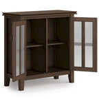 SOLID WOOD 30 inch Wide Low Storage Cabinet - 30w x 14d x 31 h