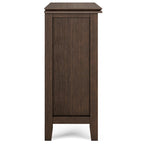 SOLID WOOD 30 inch Wide Low Storage Cabinet - 30w x 14d x 31 h