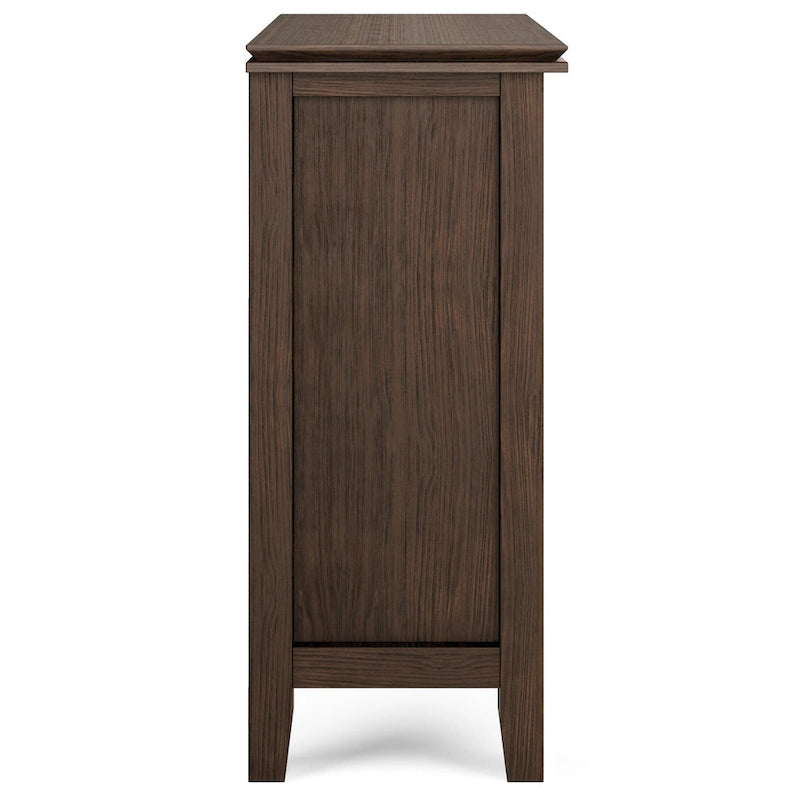 SOLID WOOD 30 inch Wide Low Storage Cabinet - 30w x 14d x 31 h