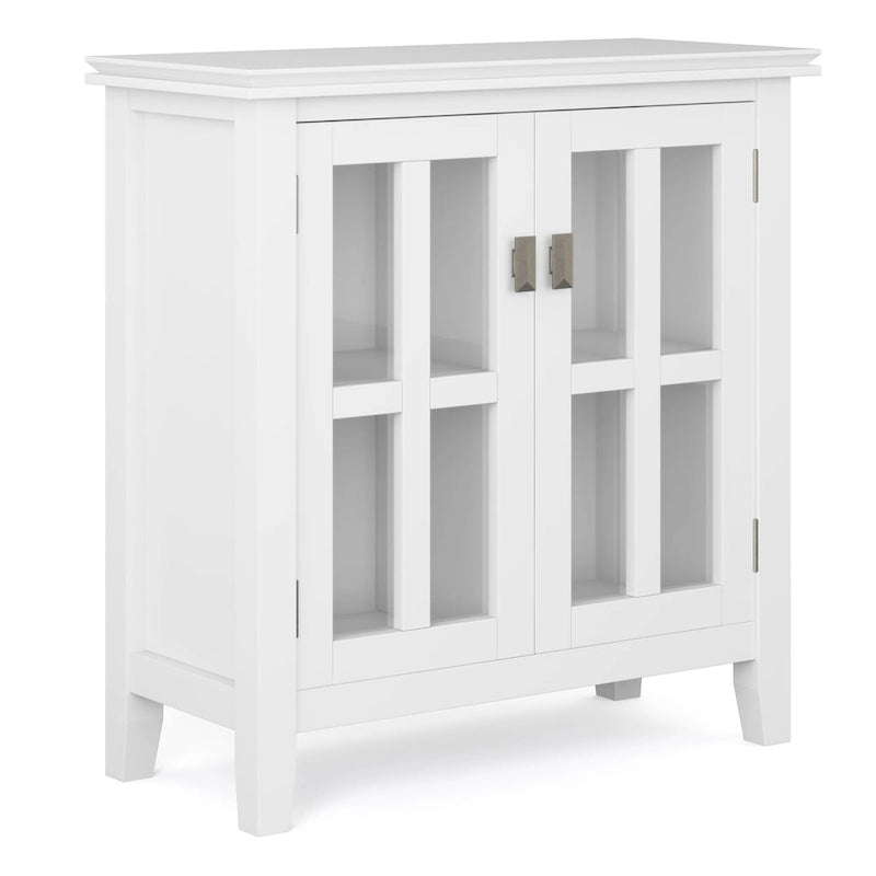 SOLID WOOD 30 inch Wide Low Storage Cabinet - 30w x 14d x 31 h