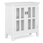 SOLID WOOD 30 inch Wide Low Storage Cabinet - 30w x 14d x 31 h