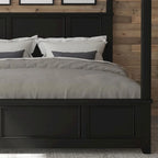 Black King Poster Bed