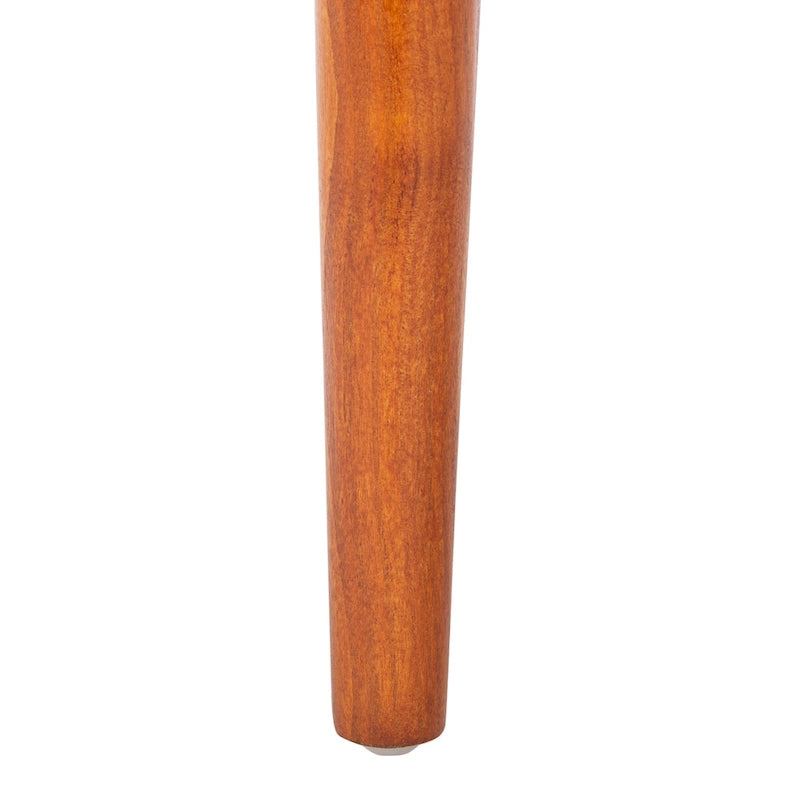 Manervia Wood & Leather Bench - 47Wx16Dx18H
