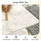 Coffee Table with Storage and Open Shelves for Living Dining Room 39-Inch, Modern Rectangle & Industrial Design
