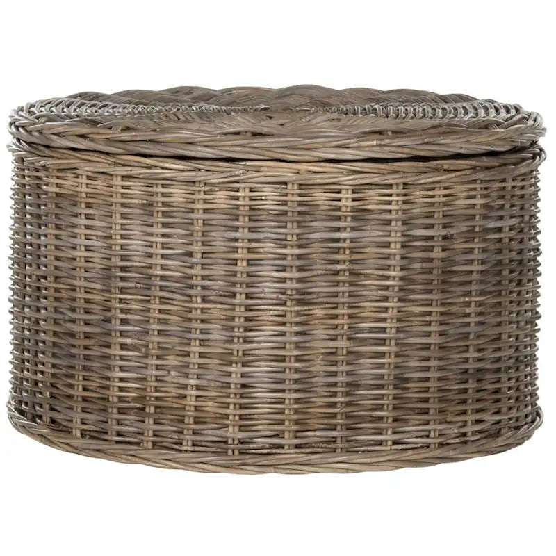 Wicker Storage Coffee Table - 28.5 x 28.5 x 17 - 29Wx29Dx17H
