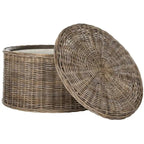 Wicker Storage Coffee Table - 28.5 x 28.5 x 17 - 29Wx29Dx17H