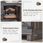 Farmhouse 8 Drawer Dresser, Wood Long Chest of Drawers, Closet Dresser