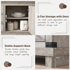 Farmhouse 8 Drawer Dresser, Wood Long Chest of Drawers, Closet Dresser