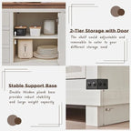 Farmhouse 8 Drawer Dresser, Wood Long Chest of Drawers, Closet Dresser