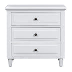 3-Drawer Wooden Nightstand