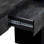 Unique Retro Silhouette Console Table with Open Style