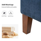 Storage Bench with Solid Wood Legs